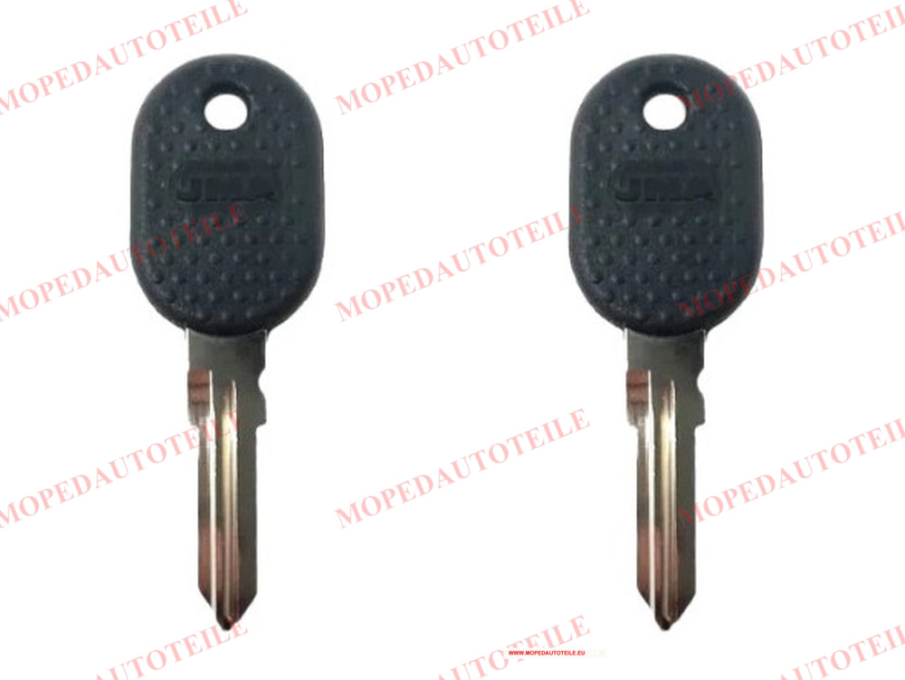 2x Ersatz Schlüssel / Ersatzschlüssel-Satz: Türschloss/Tankdeckel