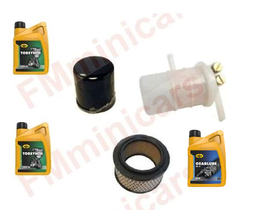 Wartungspaket + 2L Motoröl(10W40)+ 1L Getriebeöl(80W90), Casalini Ölfilter Luftfilter Dieselfilter Mitsubishi