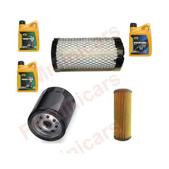 Wartungspaket + 2L Motoröl(10W40)+ 1L Getriebeöl(80W90), 2TNE68 Ölfilter Luftfilter Dieselfilter Yanmar(Microcar/Chatenet)