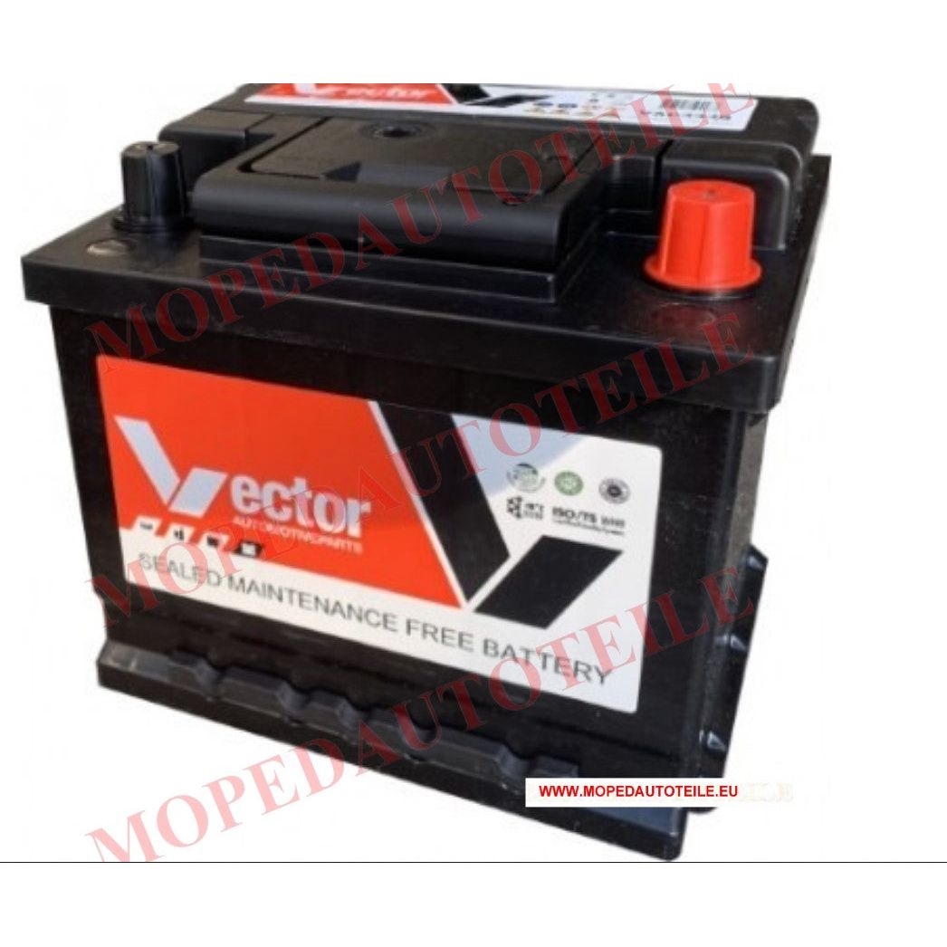 Vektor Batterie(Akku) 12 V 44 Ah für Mopedauto