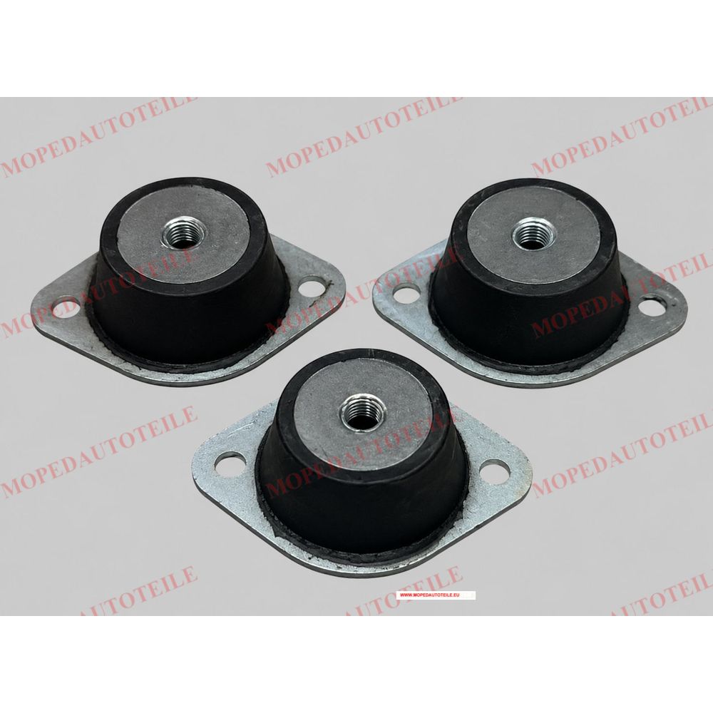 Kit de soportes: 2 soportes de motor y 1 soporte de caja de cambios