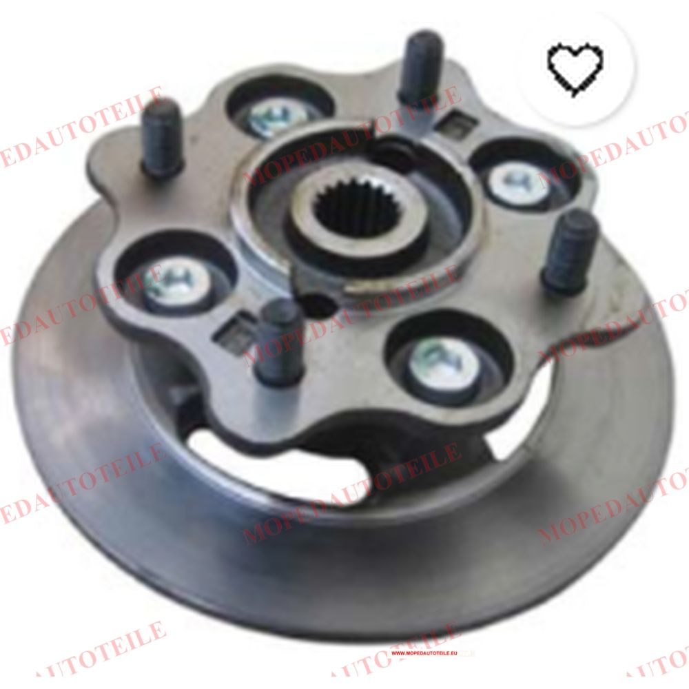Radnabe + Bremsscheibe vorne JDM Titane (Ø 170 mm