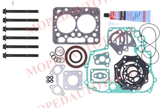 Dichtungssatz+Schrauben+Kopfdichtung,Aixam(300/400/500/721/741/Coupe/Vision) Kubota(Z402)